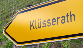 Village entrance Klüsserath